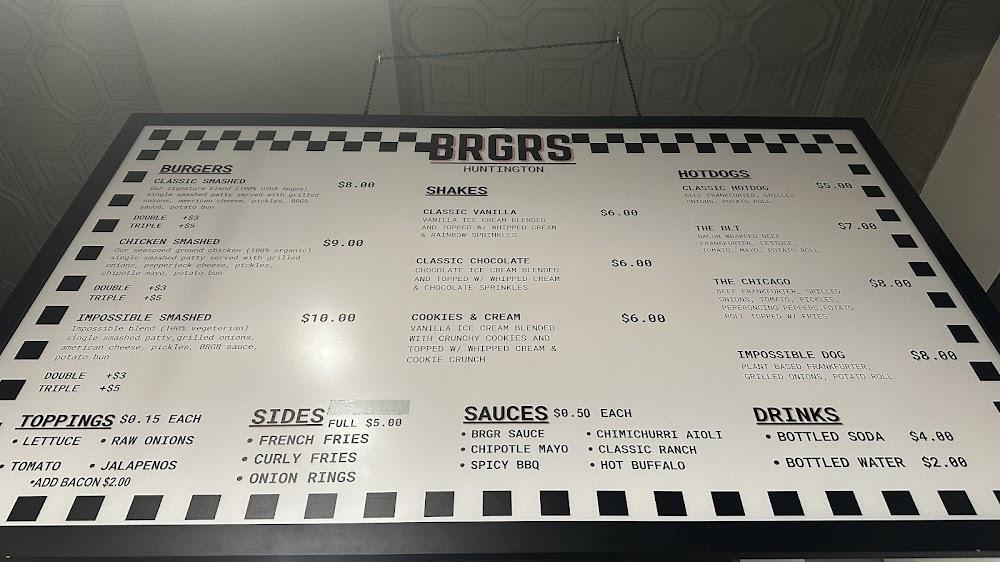 BRGRS Huntington Menu image 3