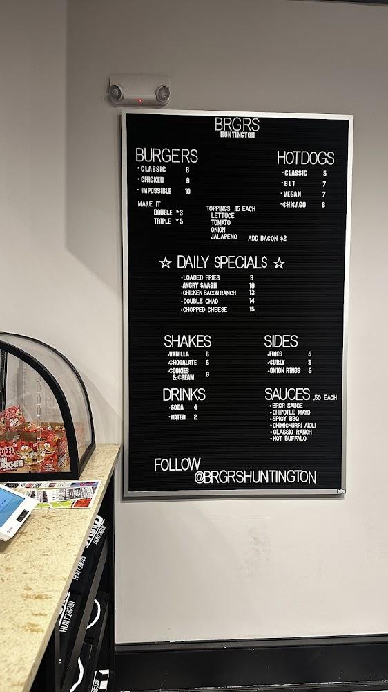BRGRS Huntington Menu image 4